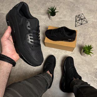 Чорні кросівки в стилі Air Max 1016237148239 фото