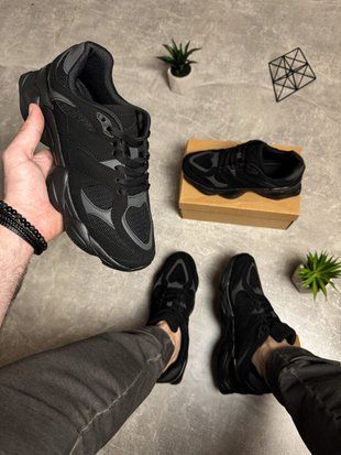 Чорні кросівки в стилі New Balance 1091197159425 фото